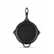 Poêle grill en fonte émaillée Hosse, Black Onyx, Ф24cm | Poêle grill en fonte | Poêle en fonte |