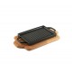 Dessous de plat en bois pour mini plaque en fonte Hosse HSDDHP1522 | Dessous de plat en bois |  |