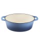 Cocotte en fonte émaillée, Bleu, ovale, 33x27см | Cocotte en fonte Cocotte en fonte émaillée, Bleu, ovale, 33x27см | Cocotte en fonte | |