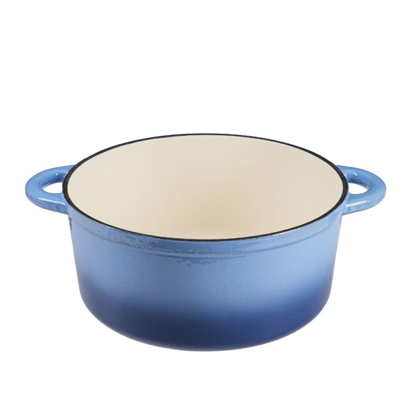 Cocotte en fonte émaillée, Bleu, Ф22 | Cocotte en fonte Cocotte en fonte émaillée, Bleu, Ф22 | Cocotte en fonte | |