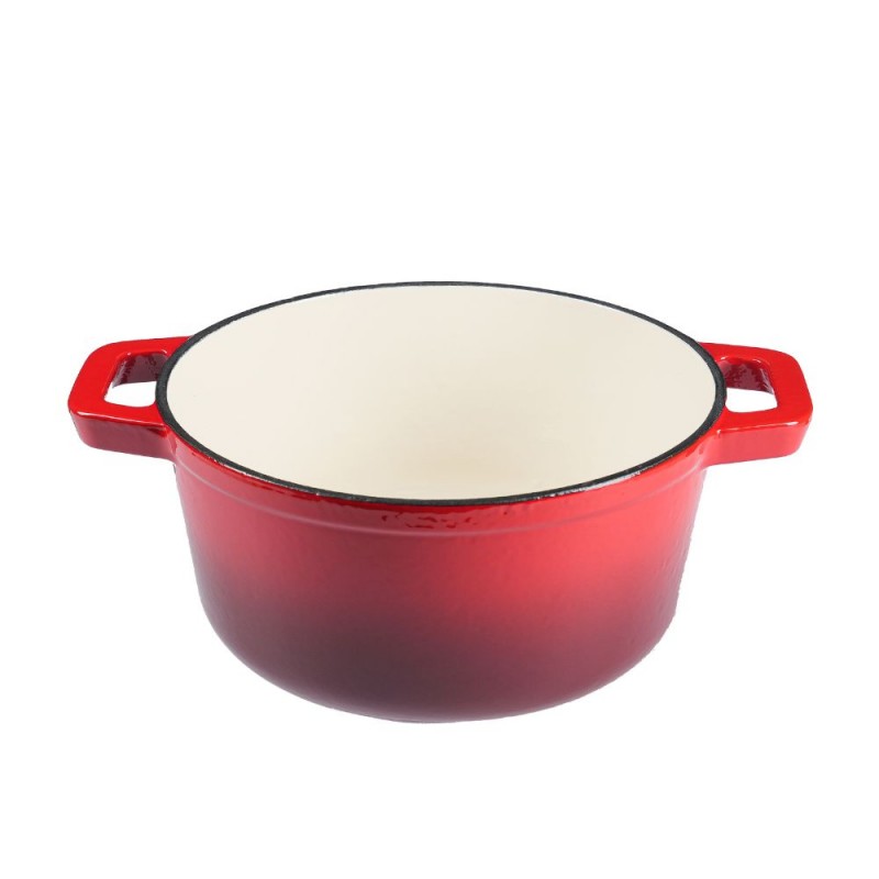 Cocotte en fonte émaillée, Rouge, Ф24 | Cocotte en fonte Cocotte en fonte émaillée, Rouge, Ф24 | Cocotte en fonte | |