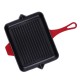 Poêle grill en fonte émaillée Hosse, Rubin, 26x32cm | Poêle grill en fonte Poêle grill en fonte émaillée Hosse, Rubin, 26x32cm | Poêle grill en fonte | Poêle en fonte |